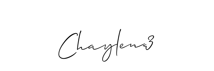 It looks lik you need a new signature style for name Chaylen<3. Design unique handwritten (Allison_Script) signature with our free signature maker in just a few clicks. Chaylen<3 signature style 2 images and pictures png