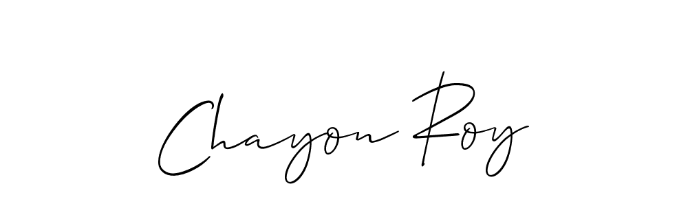 Make a beautiful signature design for name Chayon Roy. Use this online signature maker to create a handwritten signature for free. Chayon Roy signature style 2 images and pictures png