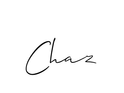 if you are searching for the best signature style for your name Chaz. so please give up your signature search. here we have designed multiple signature styles  using Allison_Script. Chaz signature style 2 images and pictures png
