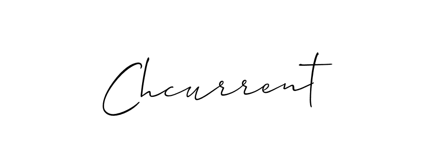 Use a signature maker to create a handwritten signature online. With this signature software, you can design (Allison_Script) your own signature for name Chcurrent. Chcurrent signature style 2 images and pictures png