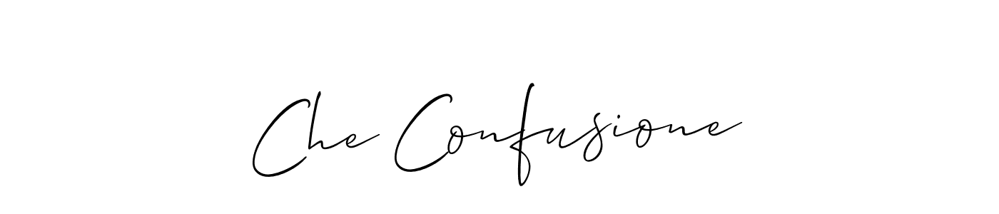 How to make Che Confusione signature? Allison_Script is a professional autograph style. Create handwritten signature for Che Confusione name. Che Confusione signature style 2 images and pictures png