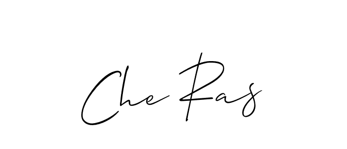 Also You can easily find your signature by using the search form. We will create Che Ras name handwritten signature images for you free of cost using Allison_Script sign style. Che Ras signature style 2 images and pictures png