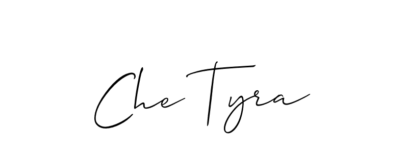 Che Tyra stylish signature style. Best Handwritten Sign (Allison_Script) for my name. Handwritten Signature Collection Ideas for my name Che Tyra. Che Tyra signature style 2 images and pictures png