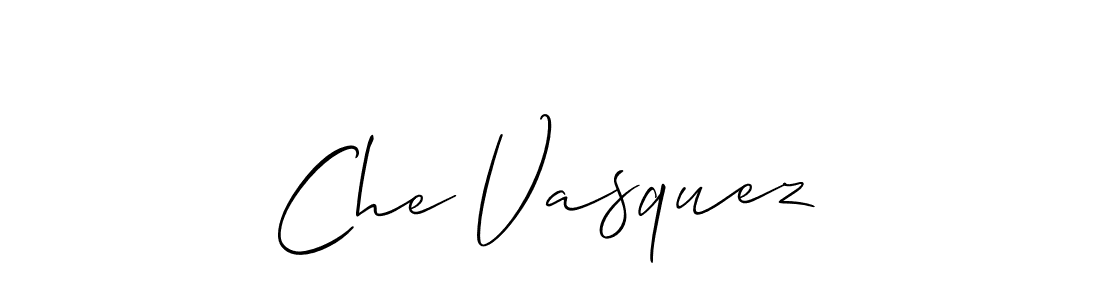 Create a beautiful signature design for name Che Vasquez. With this signature (Allison_Script) fonts, you can make a handwritten signature for free. Che Vasquez signature style 2 images and pictures png