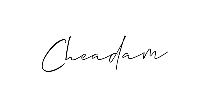 Similarly Allison_Script is the best handwritten signature design. Signature creator online .You can use it as an online autograph creator for name Cheadam. Cheadam signature style 2 images and pictures png