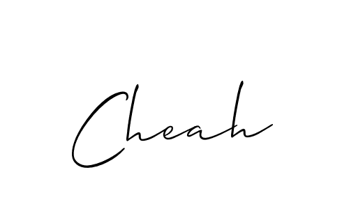 Best and Professional Signature Style for Cheah. Allison_Script Best Signature Style Collection. Cheah signature style 2 images and pictures png