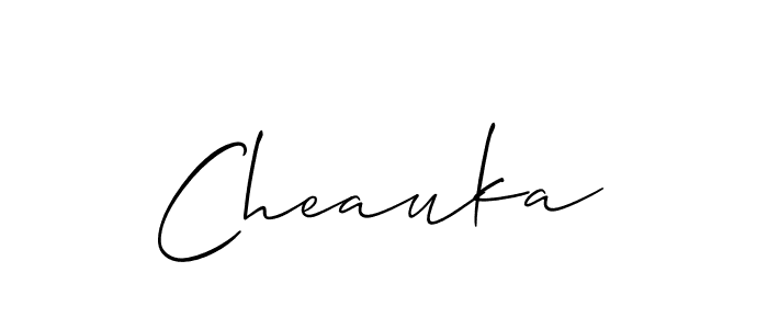Once you've used our free online signature maker to create your best signature Allison_Script style, it's time to enjoy all of the benefits that Cheauka name signing documents. Cheauka signature style 2 images and pictures png
