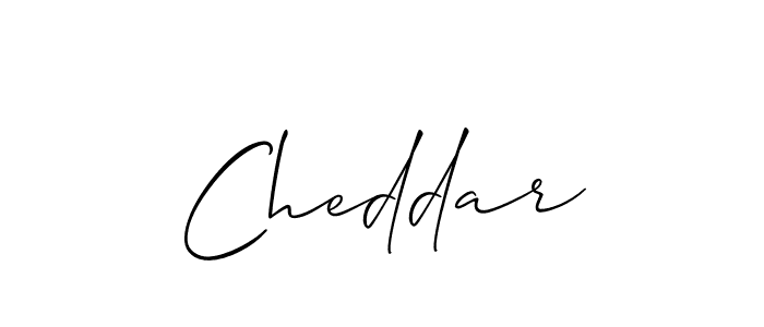 Similarly Allison_Script is the best handwritten signature design. Signature creator online .You can use it as an online autograph creator for name Cheddar. Cheddar signature style 2 images and pictures png