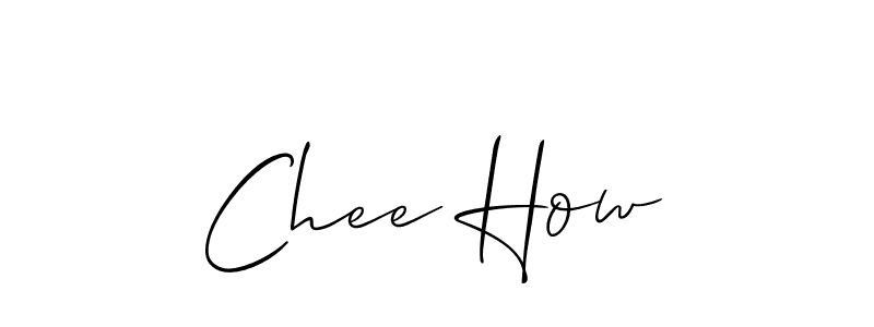 Make a short Chee How signature style. Manage your documents anywhere anytime using Allison_Script. Create and add eSignatures, submit forms, share and send files easily. Chee How signature style 2 images and pictures png