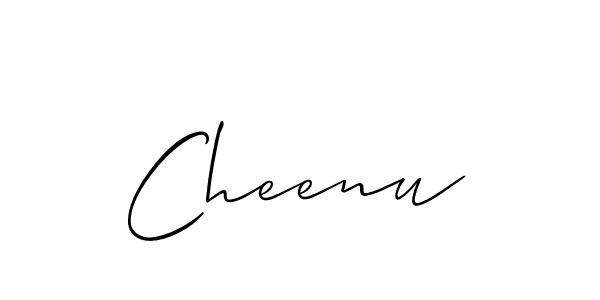 It looks lik you need a new signature style for name Cheenu. Design unique handwritten (Allison_Script) signature with our free signature maker in just a few clicks. Cheenu signature style 2 images and pictures png