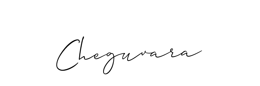 How to make Cheguvara signature? Allison_Script is a professional autograph style. Create handwritten signature for Cheguvara name. Cheguvara signature style 2 images and pictures png