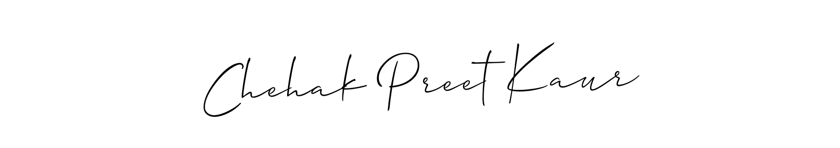 You can use this online signature creator to create a handwritten signature for the name Chehak Preet Kaur. This is the best online autograph maker. Chehak Preet Kaur signature style 2 images and pictures png