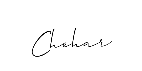 Chehar stylish signature style. Best Handwritten Sign (Allison_Script) for my name. Handwritten Signature Collection Ideas for my name Chehar. Chehar signature style 2 images and pictures png