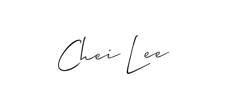 Make a short Chei Lee signature style. Manage your documents anywhere anytime using Allison_Script. Create and add eSignatures, submit forms, share and send files easily. Chei Lee signature style 2 images and pictures png