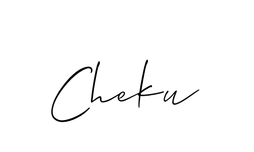 Best and Professional Signature Style for Cheku. Allison_Script Best Signature Style Collection. Cheku signature style 2 images and pictures png