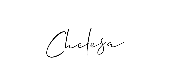 Make a beautiful signature design for name Chelesa. Use this online signature maker to create a handwritten signature for free. Chelesa signature style 2 images and pictures png