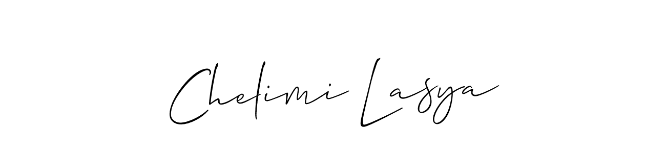 Make a beautiful signature design for name Chelimi Lasya. Use this online signature maker to create a handwritten signature for free. Chelimi Lasya signature style 2 images and pictures png