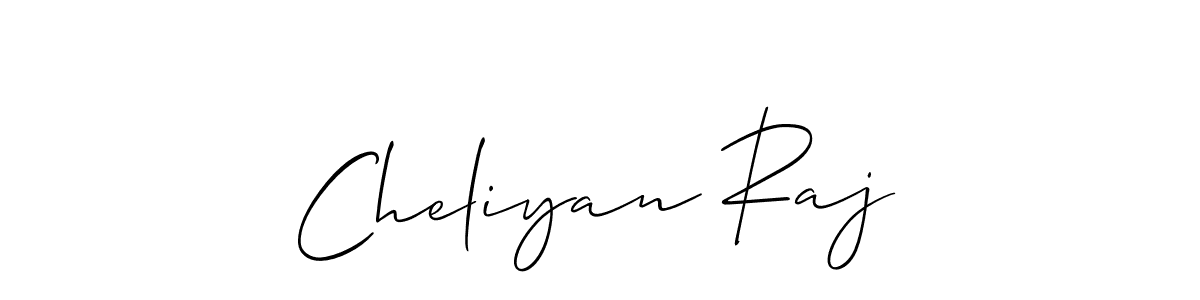 How to Draw Cheliyan Raj signature style? Allison_Script is a latest design signature styles for name Cheliyan Raj. Cheliyan Raj signature style 2 images and pictures png