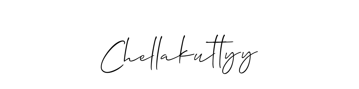 You should practise on your own different ways (Allison_Script) to write your name (Chellakuttyy) in signature. don't let someone else do it for you. Chellakuttyy signature style 2 images and pictures png