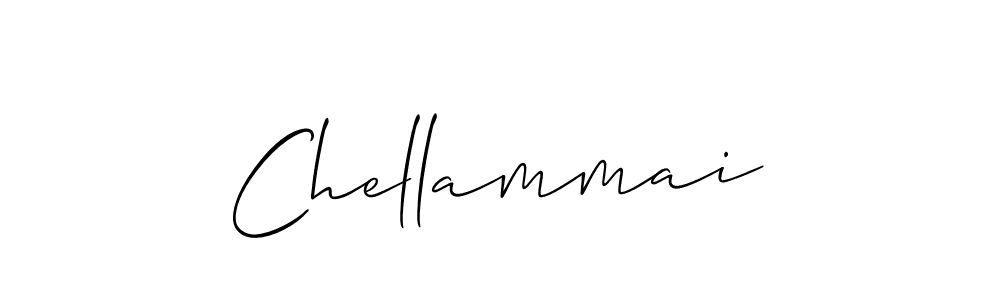 Make a beautiful signature design for name Chellammai. With this signature (Allison_Script) style, you can create a handwritten signature for free. Chellammai signature style 2 images and pictures png