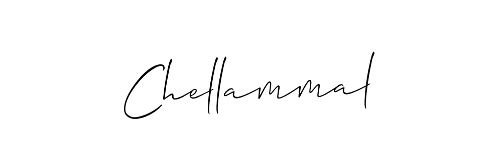 Chellammal stylish signature style. Best Handwritten Sign (Allison_Script) for my name. Handwritten Signature Collection Ideas for my name Chellammal. Chellammal signature style 2 images and pictures png