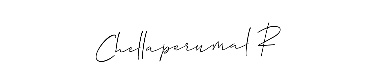 How to Draw Chellaperumal R signature style? Allison_Script is a latest design signature styles for name Chellaperumal R. Chellaperumal R signature style 2 images and pictures png