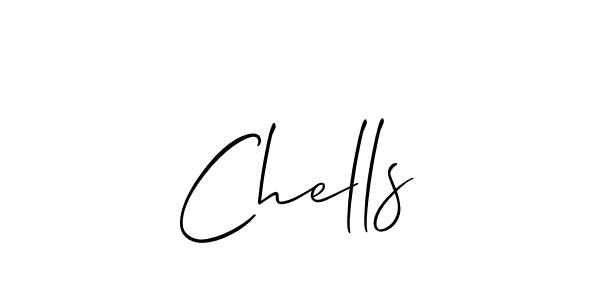 Allison_Script is a professional signature style that is perfect for those who want to add a touch of class to their signature. It is also a great choice for those who want to make their signature more unique. Get Chells name to fancy signature for free. Chells signature style 2 images and pictures png