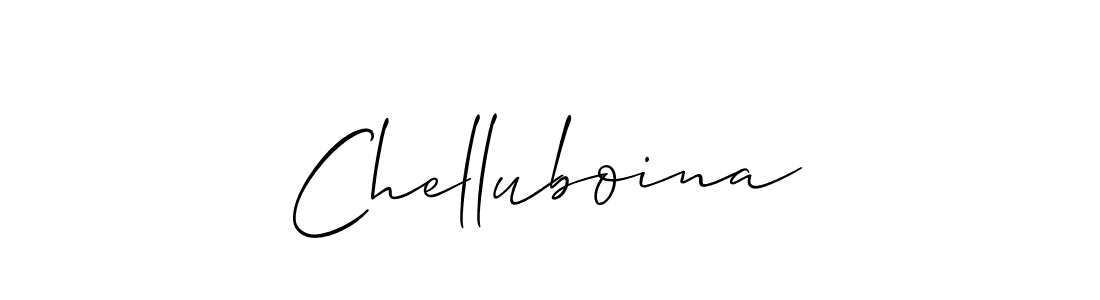 You can use this online signature creator to create a handwritten signature for the name Chelluboina. This is the best online autograph maker. Chelluboina signature style 2 images and pictures png