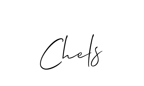 How to Draw Chels signature style? Allison_Script is a latest design signature styles for name Chels. Chels signature style 2 images and pictures png