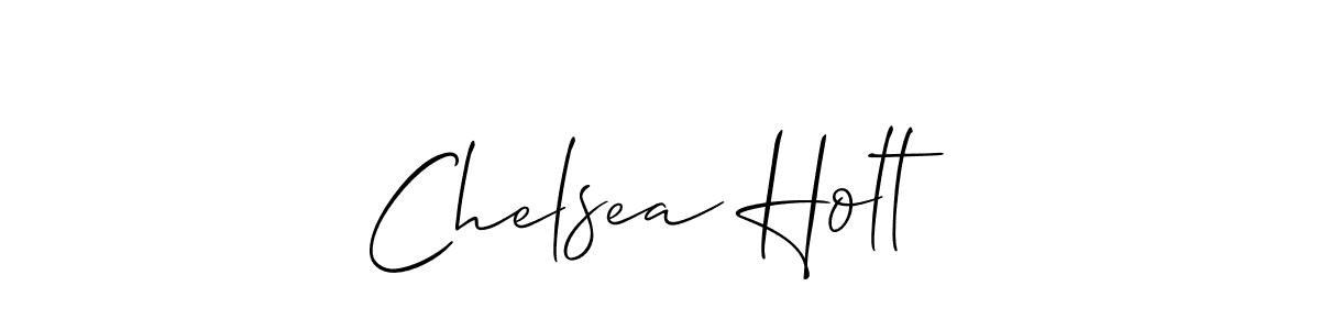 Design your own signature with our free online signature maker. With this signature software, you can create a handwritten (Allison_Script) signature for name Chelsea Holt. Chelsea Holt signature style 2 images and pictures png