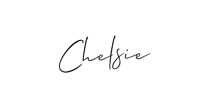 You should practise on your own different ways (Allison_Script) to write your name (Chelsie) in signature. don't let someone else do it for you. Chelsie signature style 2 images and pictures png