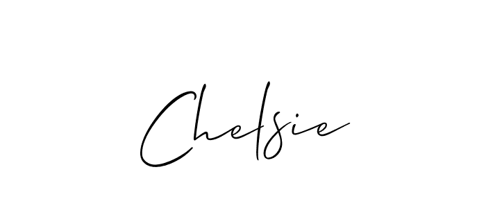 It looks lik you need a new signature style for name Chelsie. Design unique handwritten (Allison_Script) signature with our free signature maker in just a few clicks. Chelsie signature style 2 images and pictures png
