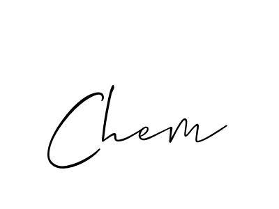 Best and Professional Signature Style for Chem. Allison_Script Best Signature Style Collection. Chem signature style 2 images and pictures png