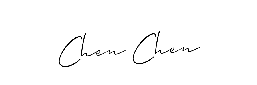 How to Draw Chen Chen signature style? Allison_Script is a latest design signature styles for name Chen Chen. Chen Chen signature style 2 images and pictures png