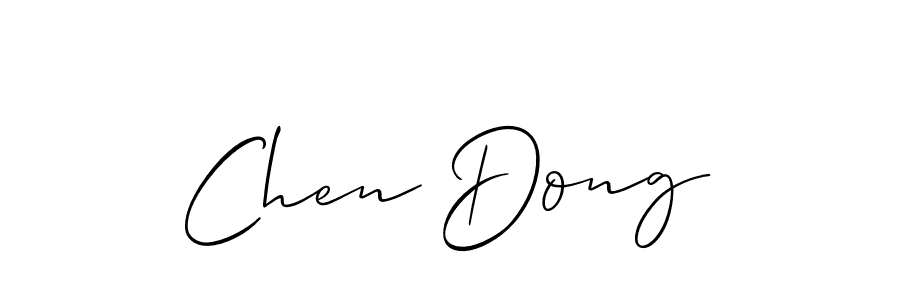 Best and Professional Signature Style for Chen Dong. Allison_Script Best Signature Style Collection. Chen Dong signature style 2 images and pictures png