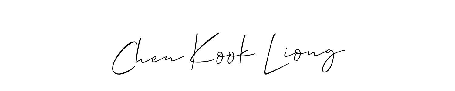This is the best signature style for the Chen Kook Liong name. Also you like these signature font (Allison_Script). Mix name signature. Chen Kook Liong signature style 2 images and pictures png