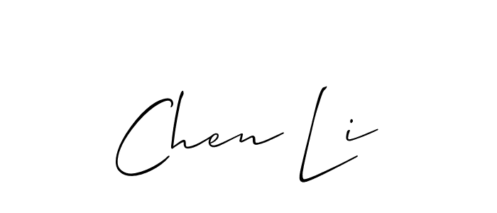 You should practise on your own different ways (Allison_Script) to write your name (Chen Li) in signature. don't let someone else do it for you. Chen Li signature style 2 images and pictures png