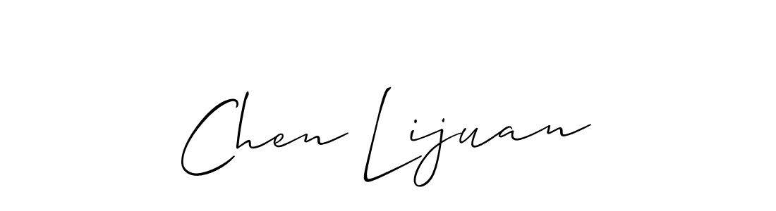 This is the best signature style for the Chen Lijuan name. Also you like these signature font (Allison_Script). Mix name signature. Chen Lijuan signature style 2 images and pictures png