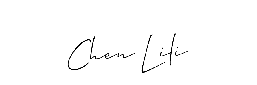 Make a beautiful signature design for name Chen Lili. Use this online signature maker to create a handwritten signature for free. Chen Lili signature style 2 images and pictures png