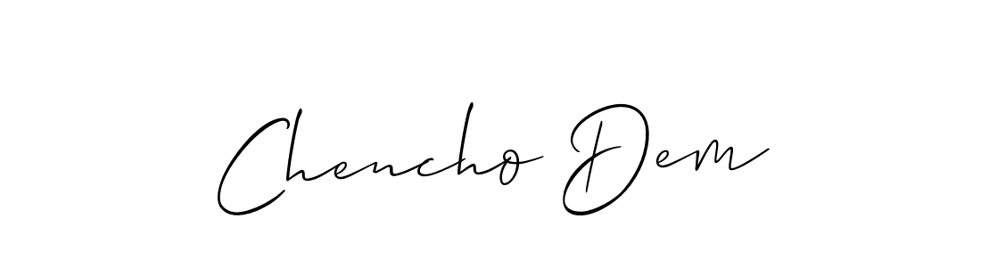 You can use this online signature creator to create a handwritten signature for the name Chencho Dem. This is the best online autograph maker. Chencho Dem signature style 2 images and pictures png