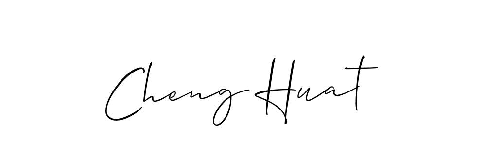 This is the best signature style for the Cheng Huat name. Also you like these signature font (Allison_Script). Mix name signature. Cheng Huat signature style 2 images and pictures png