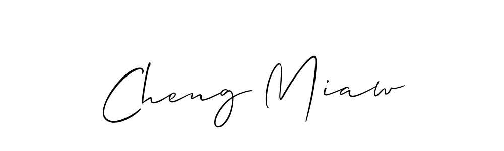 Check out images of Autograph of Cheng Miaw name. Actor Cheng Miaw Signature Style. Allison_Script is a professional sign style online. Cheng Miaw signature style 2 images and pictures png