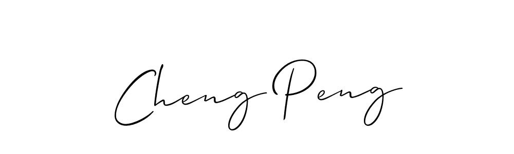 Once you've used our free online signature maker to create your best signature Allison_Script style, it's time to enjoy all of the benefits that Cheng Peng name signing documents. Cheng Peng signature style 2 images and pictures png