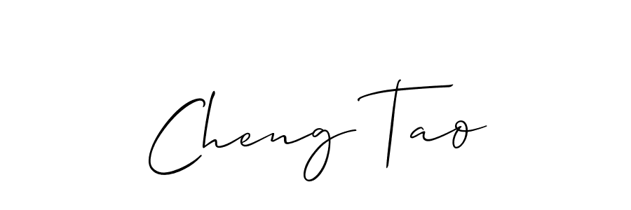 Similarly Allison_Script is the best handwritten signature design. Signature creator online .You can use it as an online autograph creator for name Cheng Tao. Cheng Tao signature style 2 images and pictures png