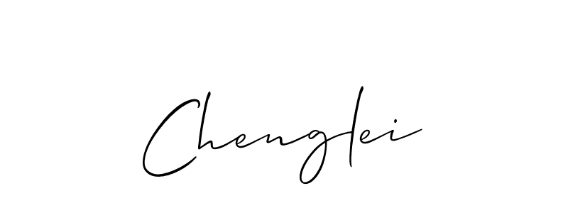 if you are searching for the best signature style for your name Chenglei. so please give up your signature search. here we have designed multiple signature styles  using Allison_Script. Chenglei signature style 2 images and pictures png