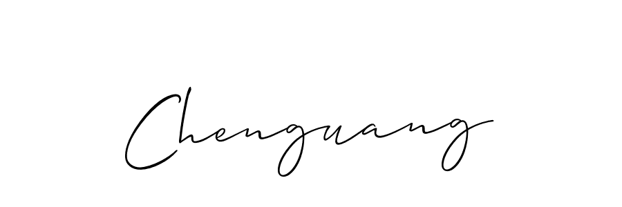 The best way (Allison_Script) to make a short signature is to pick only two or three words in your name. The name Chenguang include a total of six letters. For converting this name. Chenguang signature style 2 images and pictures png