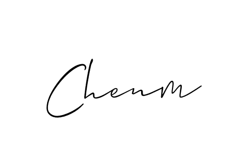 You can use this online signature creator to create a handwritten signature for the name Chenm. This is the best online autograph maker. Chenm signature style 2 images and pictures png