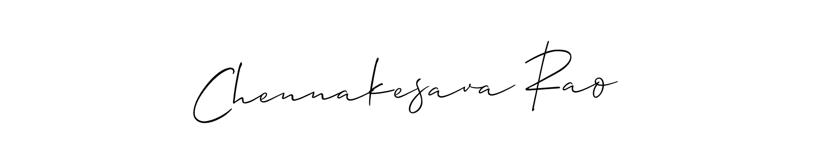 Design your own signature with our free online signature maker. With this signature software, you can create a handwritten (Allison_Script) signature for name Chennakesava Rao. Chennakesava Rao signature style 2 images and pictures png