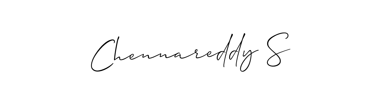 It looks lik you need a new signature style for name Chennareddy S. Design unique handwritten (Allison_Script) signature with our free signature maker in just a few clicks. Chennareddy S signature style 2 images and pictures png