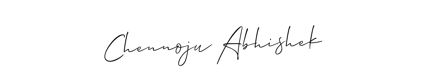 Once you've used our free online signature maker to create your best signature Allison_Script style, it's time to enjoy all of the benefits that Chennoju Abhishek name signing documents. Chennoju Abhishek signature style 2 images and pictures png